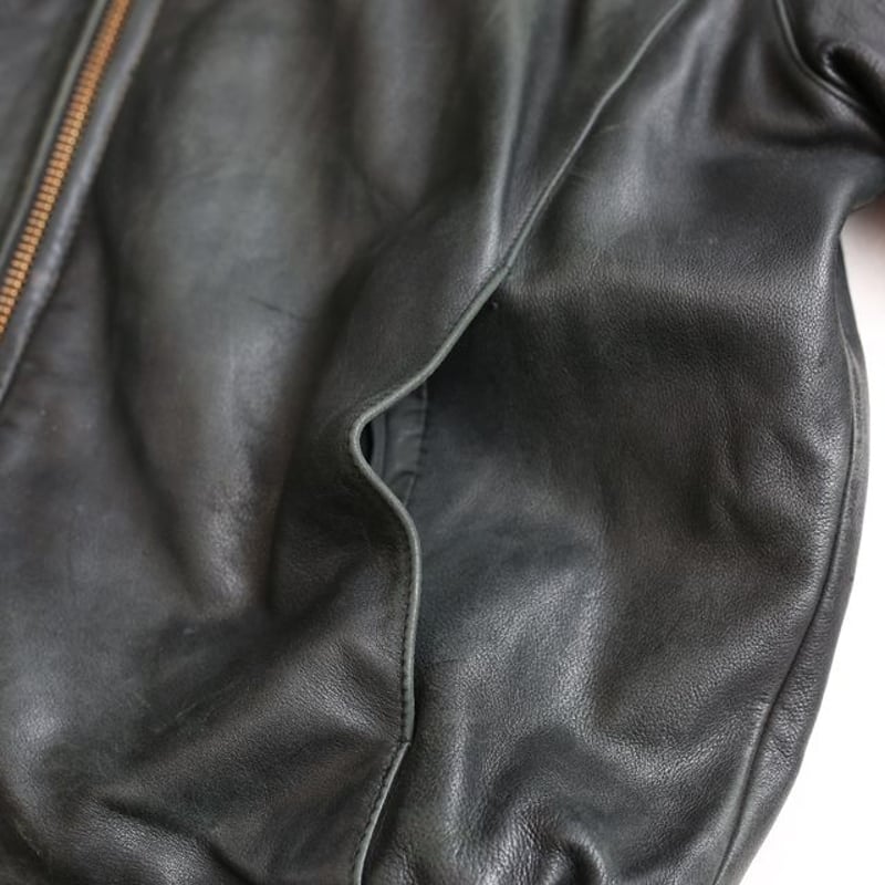 90s Andrew Marc × Wilsons Black Leather Sport J