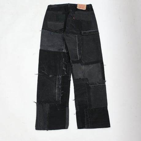 Levi's Patchwork Remake Black Denim Pants