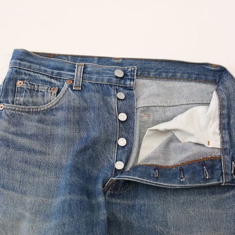 Levi's 501 Damage Denim Pants MADE IN USA