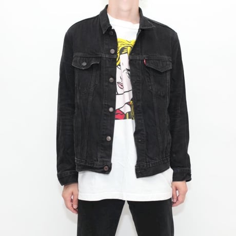 Levis Black Denim Trucker Jacket