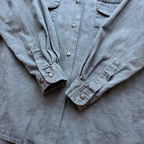 Open Collar Linen Cotton Shirt