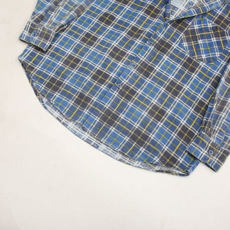 Print Flannel Plaid Shirt