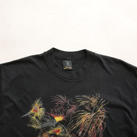 Old Fireworks Printed T-Shirt