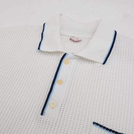 Euro Vintage Knit Polo Shirt