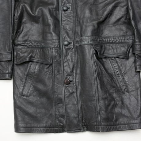 Black Leather Coat