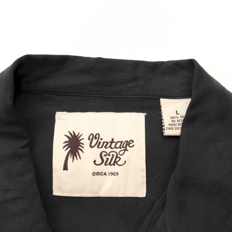 Vintage Silk Embroidery S/S Shirt