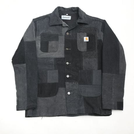 Carhartt Patchwork Remake Black Denim Jacket