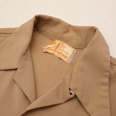 Vintage Open Collar  L/S Shirt
