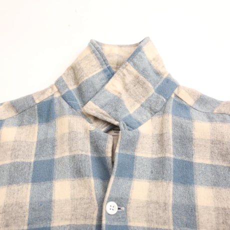 60s Wool Plaid Loop Shirt
