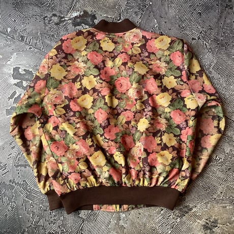 Flower Patterned Zip Jacket