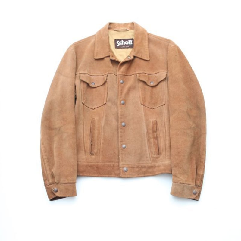 Schott　ウェスタン　スエード　size42 Schott ショット WESTERN フリンジ レザージャケット スウェード