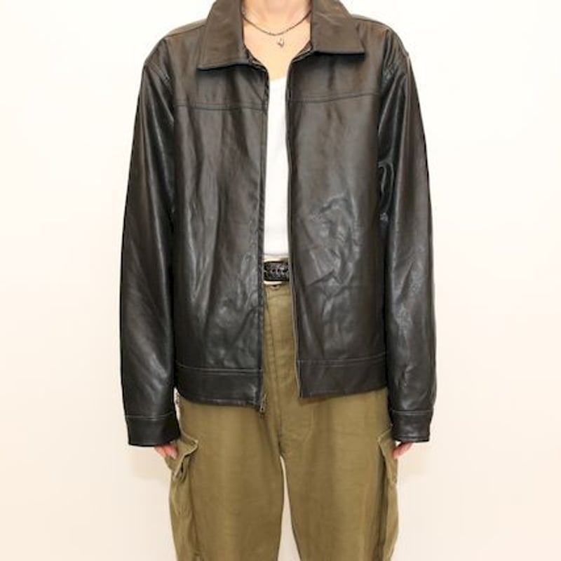 ARIZONA JEAN CO. PVC Leather Jacket | Strato