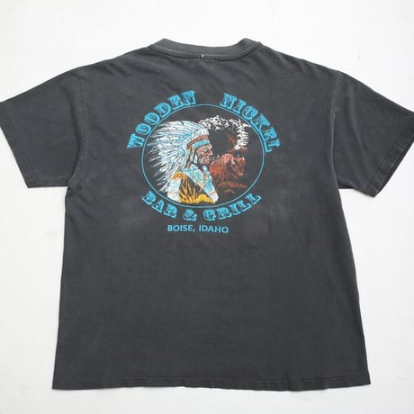 90s Indian Bar & Gril Pocket T-Shirt