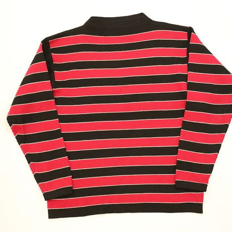 Red × Black Border Knit Sweater MADE IN GERMANY