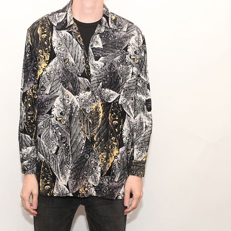 Printed Corduroy Shirt