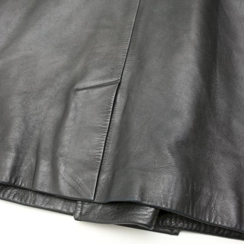 Agnes b. Black Leather Coat MADE IN FRANCE | St