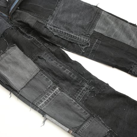 Levi's Patchwork Remake Black Denim Pants