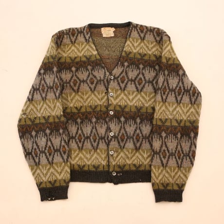 60's Vintage Mohair Knit Cardigan