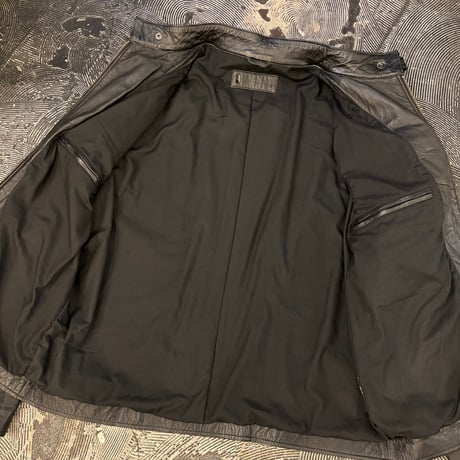 Double Zip Black Leather Jacket