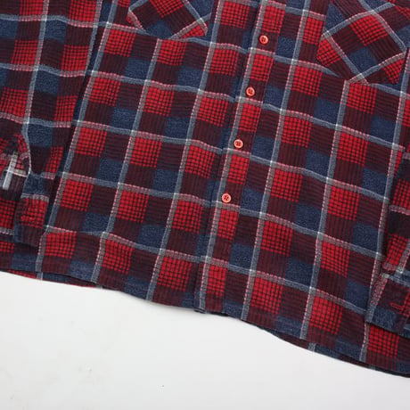Plaid Print Flannel Shirt