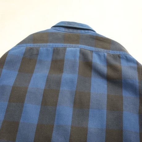 90s Cotton Flannel Plaid Shirt MADE IN USA