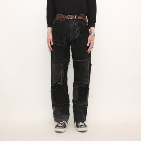 Levi's Patchwork Remake Black Denim Pants