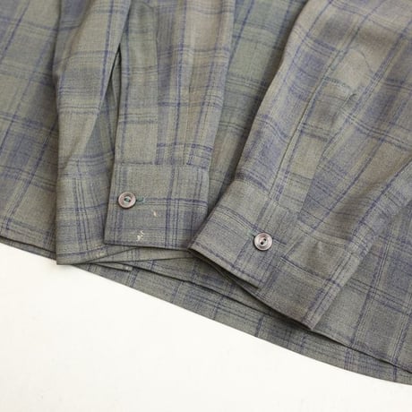 50s "Sportsman" Rayon Plaid Loop Shirt