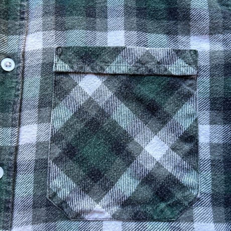 Euro Vintage Plaid Print Flannel Shirt
