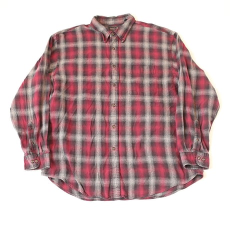 Ombre Checker Flannel Shirt