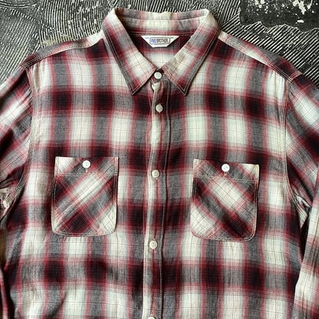 Five Brother Ombre Plaid Cotton Flannel Shirt