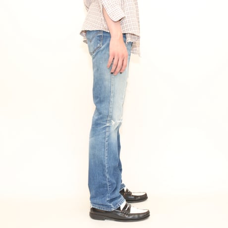 Levi's 517 Boots Cut Damage Denim Pants MADE IN USA