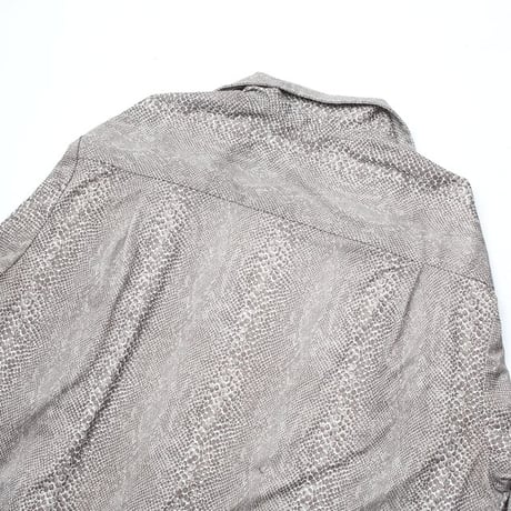 70's Open Collared Polyester Shirt