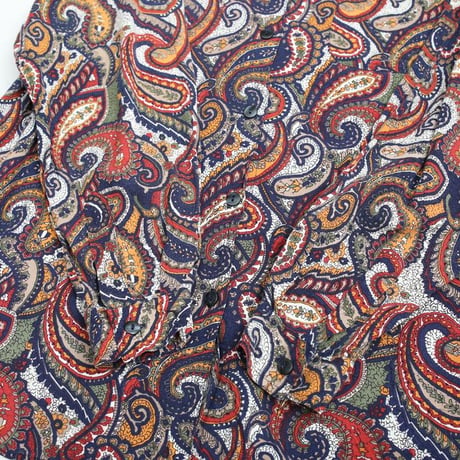 Paisley Pattern Rayon L/S Shirt