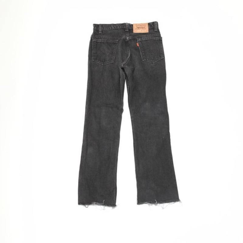Vintage Levis 517 Dacron Polyester Black Pants Jeans Black Tab Size 40 X 29  