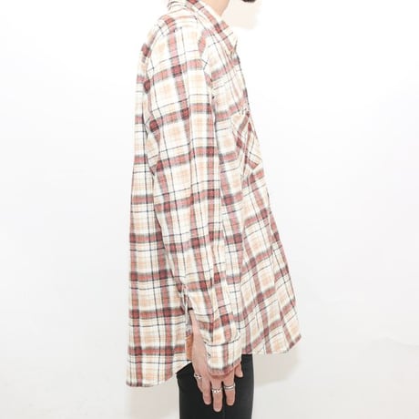 90s Print Flannel Plaid Shirt