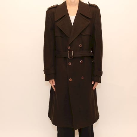 Euro Vintage Double Breasted Wool Coat