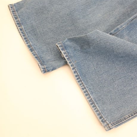 Wide Denim Cargo Pants