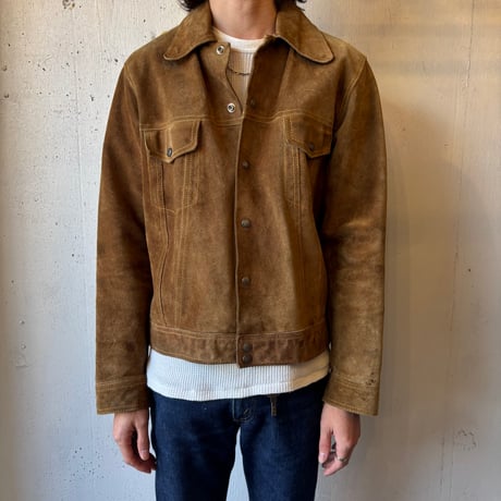 70s Suede Trucker Jacket