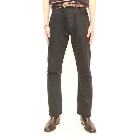 Euro Levi's 501 Black Denim Pants