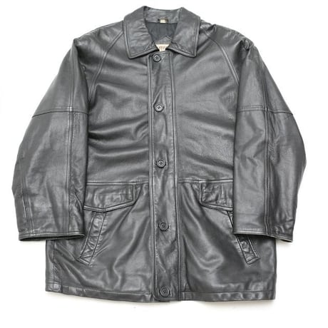 Black Leather Coat