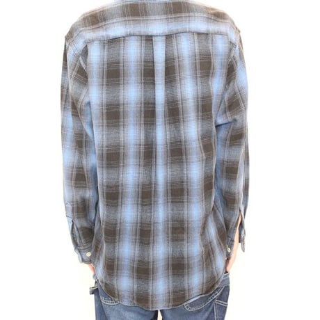 Gap Ombre Check Flannel Shirt