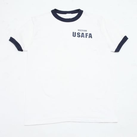 Vintage Ringer T-Shirt "WOZNIAK USAFA"