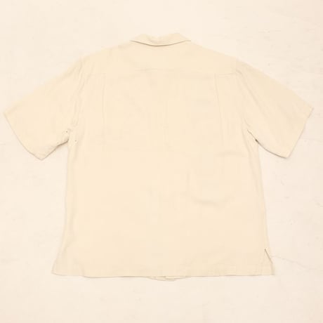 Nat Nast Poker Embroidery Open Collar Silk S/S Shirt