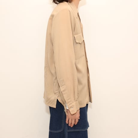 Vintage Open Collar  L/S Shirt