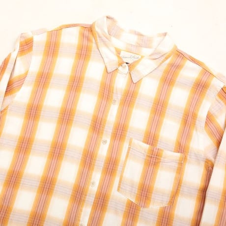 Cotton × Rayon Checked Pattern Shirt