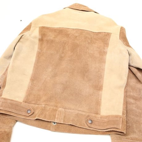 Suede Leather Trucker Jacket