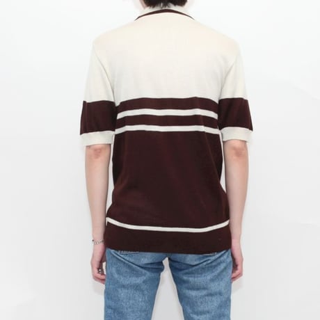 Euro Vintage Knit Polo Shirt