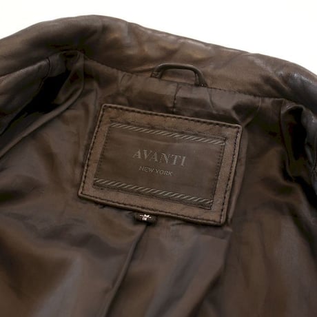 AVANTI Black Leather Jacket