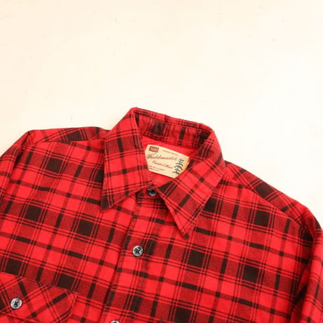 70s Sears Plaid Quilting Lined Shirt