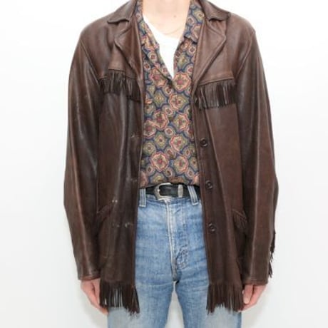Fringe  Leather Jacket